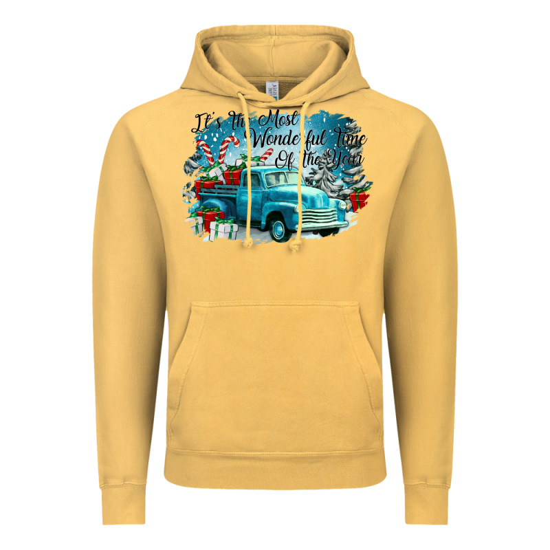 Its The Wonderful Time Of The Year Truck Vintage Hoodie by CowGirlArtShop | Teevron