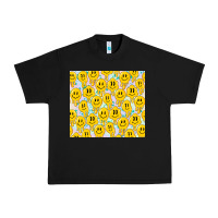 Black retro smiley faces Urban Heavy Tee - TumblerDesignByShophia