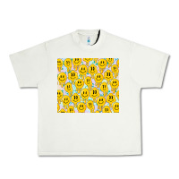 Pistachio retro smiley faces Urban Heavy Tee - TumblerDesignByShophia