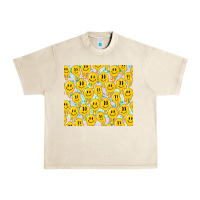 Sandshell retro smiley faces Urban Heavy Tee - TumblerDesignByShophia