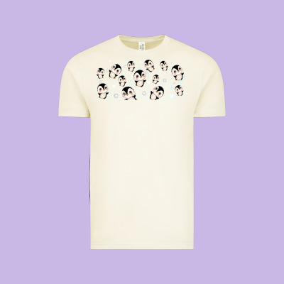 Cute Penguin Vintage Tee Designed By Tumblerdesignbyshophia