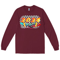 Burgundy Race 2024 Long Sleeve Tee - CowGirlArtShop