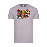 Vintage Zinc Merry Christmas Y'all Heifers Vintage Tee - RanaPortraitStore