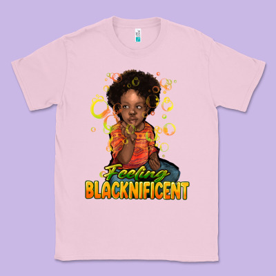 Feeling Blacknificent Classic Tee Designed By Nancycooperartshop