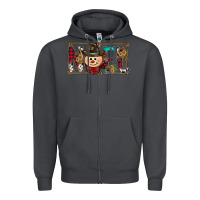 Smoke noel snowman christmas Zipper Hoodie - CowhideDigitalArt