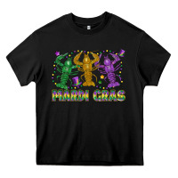 Black mardi gras crawfish Heavy Core Tee - LillyAllenDesigns