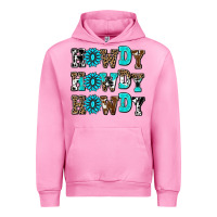 Fuchsia Pink howdy howdy howdy Urban Hoodie - AdoDesignShop