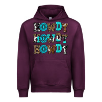 Mauve Wine howdy howdy howdy Urban Hoodie - AdoDesignShop
