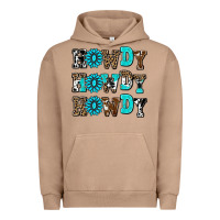 Pigment Burro howdy howdy howdy Urban Hoodie - AdoDesignShop