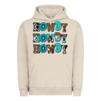 Pigment French Oak howdy howdy howdy Urban Hoodie - AdoDesignShop
