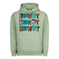 Pigment Oil Green howdy howdy howdy Urban Hoodie - AdoDesignShop