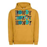 Pigment Peanut Butter howdy howdy howdy Urban Hoodie - AdoDesignShop