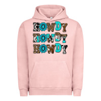 Pigment Salmon howdy howdy howdy Urban Hoodie - AdoDesignShop