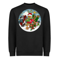 Black Joy gingerbread Heavyweight Sweatshirt - FaDigitalArtStudio