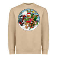Mushroom Joy gingerbread Heavyweight Sweatshirt - FaDigitalArtStudio