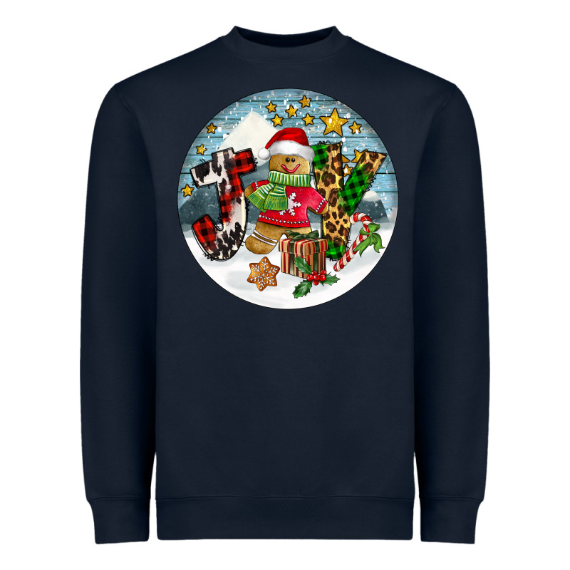 Joy Gingerbread Heavyweight Sweatshirt by FaDigitalArtStudio | Teevron