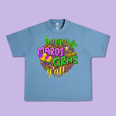 Love Mardi Gras Y'all Urban Heavy Tee Designed By Howdyjamesfarm