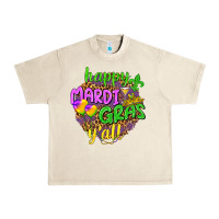 Sandshell Love Mardi Gras Y'all Urban Heavy Tee - HowdyJamesFarm