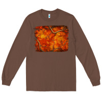 Chestnut orange hunter camouflage pattern brushstroke Long Sleeve Tee - Jasminsmagicworld