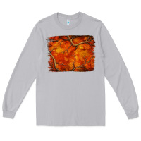 Moon Dust orange hunter camouflage pattern brushstroke Long Sleeve Tee - Jasminsmagicworld