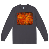 Smoke orange hunter camouflage pattern brushstroke Long Sleeve Tee - Jasminsmagicworld