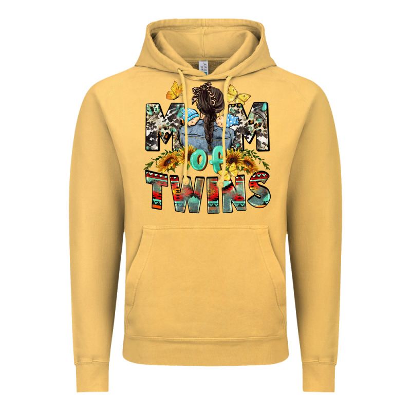 Mom Of Twins Boys Mother's Day Vintage Hoodie by CowGirlArtShop | Teevron