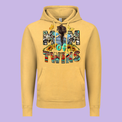 Mom Of Twins Boys Mother's Day Vintage Hoodie Designed By Cowgirlartshop