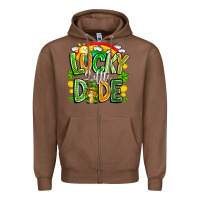 Chestnut Lucky Little Dude Zipper Hoodie - CowhideDigitalArt