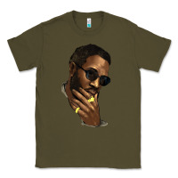 Army Green black man Classic Tee - NancyCooperArtShop