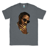 Charcoal Heather black man Classic Tee - NancyCooperArtShop
