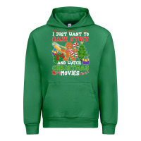 Emerald I Just Want To Bake Stuff And Watch Christmas Movies Urban Hoodie - minhPixels