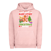 Pigment Salmon I Just Want To Bake Stuff And Watch Christmas Movies Urban Hoodie - minhPixels