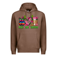 Chestnut But first cafecito y chismecito Premium Hoodie - RanaPortraitStore