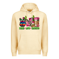 Pina Colada But first cafecito y chismecito Premium Hoodie - RanaPortraitStore