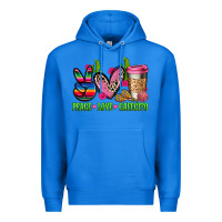 True Royal But first cafecito y chismecito Premium Hoodie - RanaPortraitStore