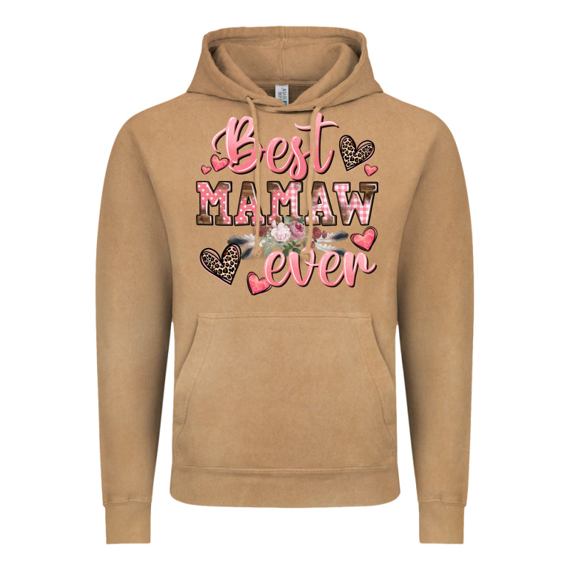 Best Mamaw Ever Mother's Day Vintage Hoodie by CowGirlArtShop | Teevron