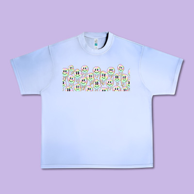 Retro Smiley Faces Urban Heavy Tee Designed By Tumblerdesignbyshophia