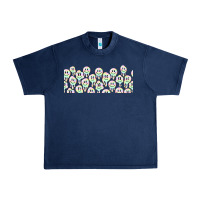Navy retro smiley faces Urban Heavy Tee - TumblerDesignByShophia