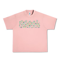 Salmon retro smiley faces Urban Heavy Tee - TumblerDesignByShophia