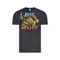 Vintage Black Boy Mama western cactus Cowboy Vintage Tee - HowdyJamesFarm