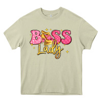 Mossy boss lady Heavy Core Tee - LillyAllenDesigns