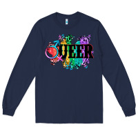 Navy Queer Long Sleeve Tee - CowGirlArtShop