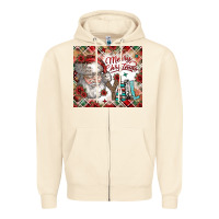 Sandshell merry christmas y'all Zipper Hoodie - CowhideDigitalArt