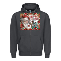 Smoke merry christmas y'all Zipper Hoodie - CowhideDigitalArt