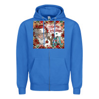 True Royal merry christmas y'all Zipper Hoodie - CowhideDigitalArt