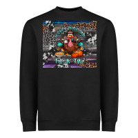 Black turkey wine and feelin fine tumbler Heavyweight Sweatshirt - BundleAndBundleShop