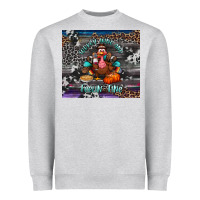 Heather Grey turkey wine and feelin fine tumbler Heavyweight Sweatshirt - BundleAndBundleShop