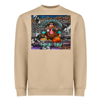 Turkey Wine And Feelin Fine Tumbler Heavyweight Sweatshirt | Teevron