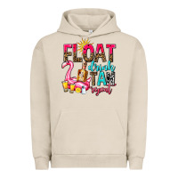 Pigment French Oak float drink tan repeat Urban Hoodie - AdoDesignShop
