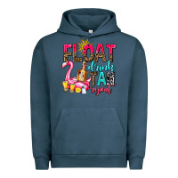 Pigment Midnight Navy float drink tan repeat Urban Hoodie - AdoDesignShop
